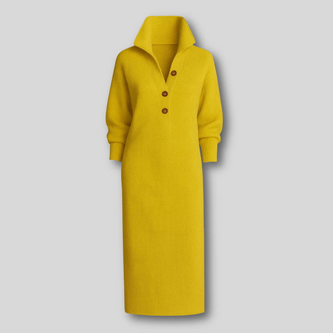 Marta| Abito In Maglia Con Bottoni