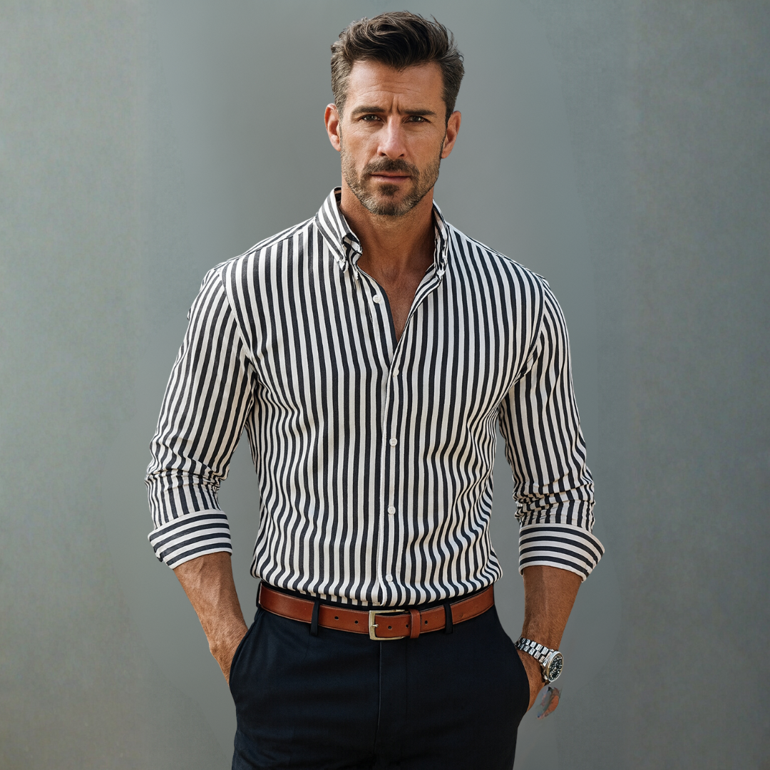 Dorian| Camicia A Righe Elegante