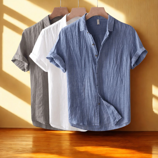 Madrid™| Camicia In Cotone E Lino