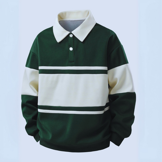 Carlo™| Felpa Casual Con Colletto