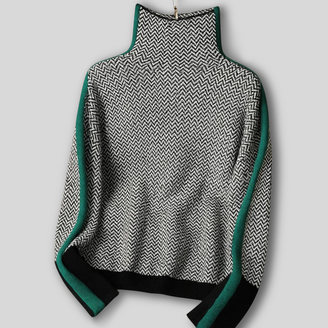 Aurora| Maglione Con Collo Alto