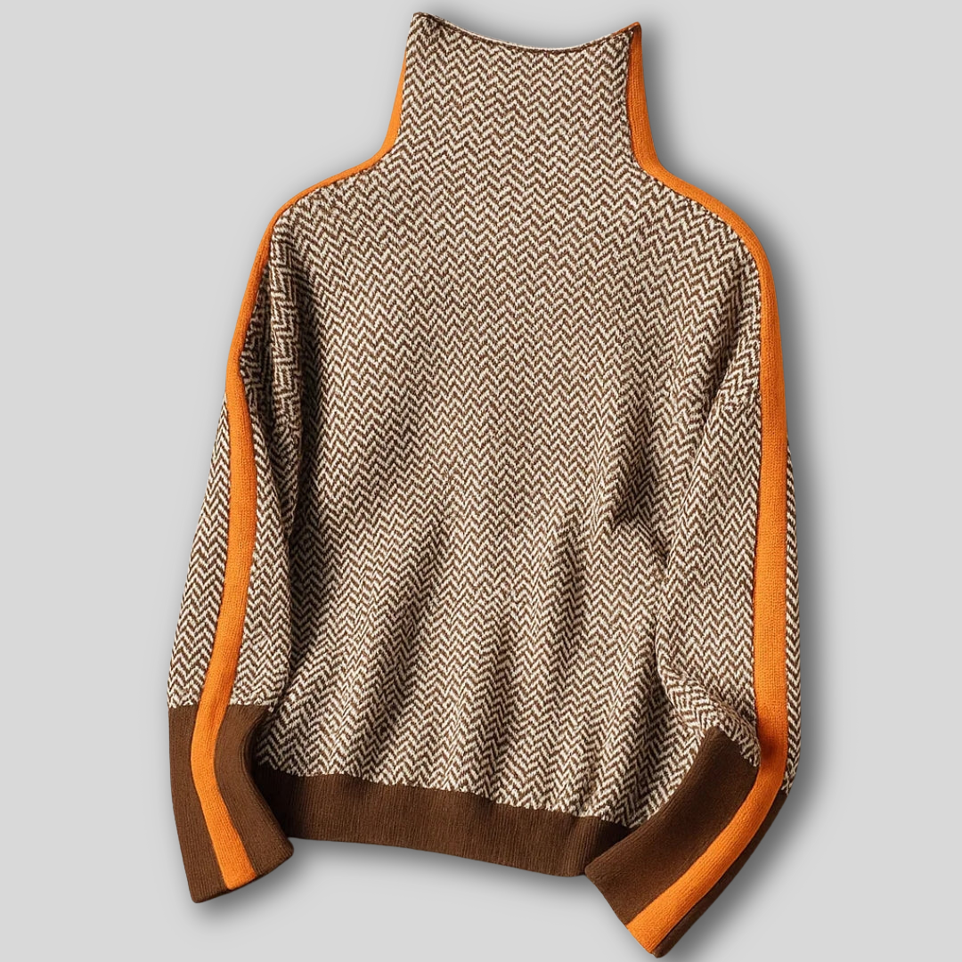 Aurora| Maglione Con Collo Alto