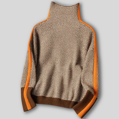 Aurora| Maglione Con Collo Alto