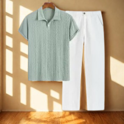 Marbella™| Polo In Cotone E Pantaloni