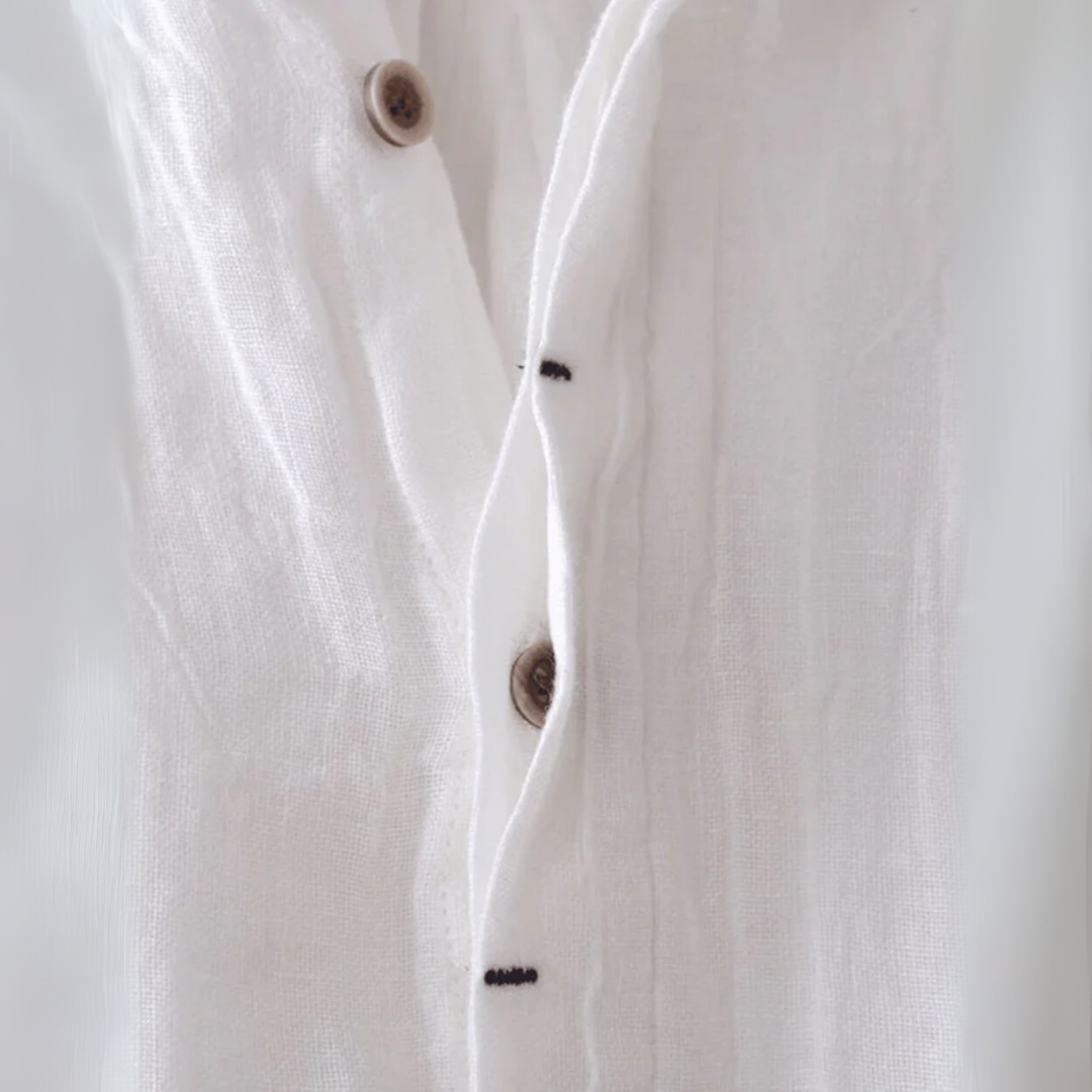 Madrid™| Camicia In Cotone E Lino
