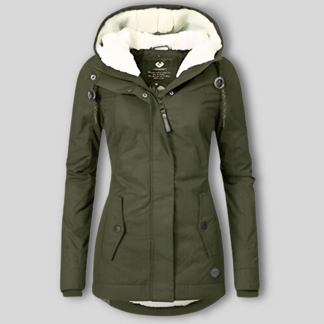 Eleonora| Giacca Impermeabile Con Cappuccio