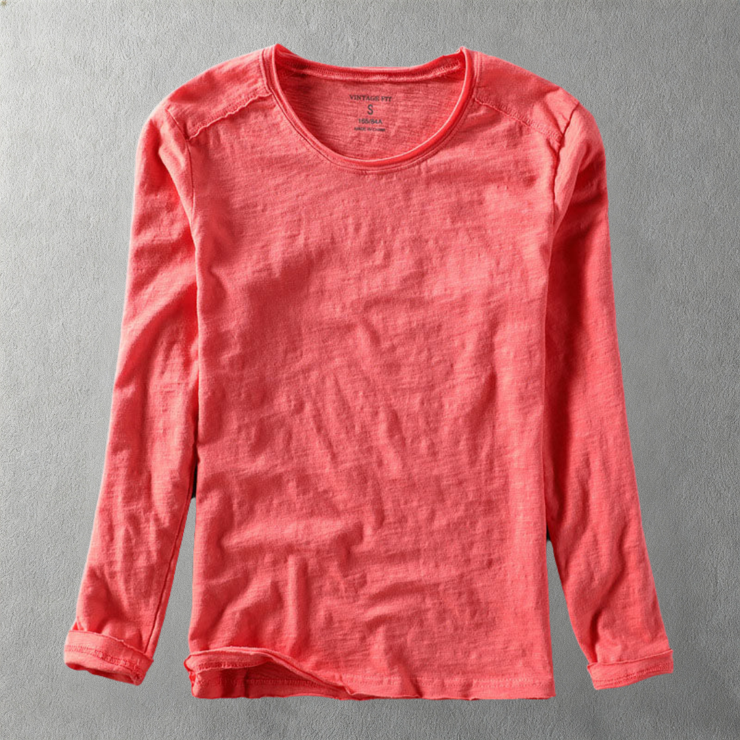 Sienna™| Maglietta A Maniche Lunghe In Cotone