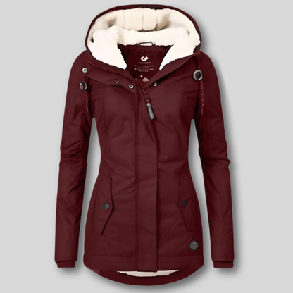 Eleonora| Giacca Impermeabile Con Cappuccio