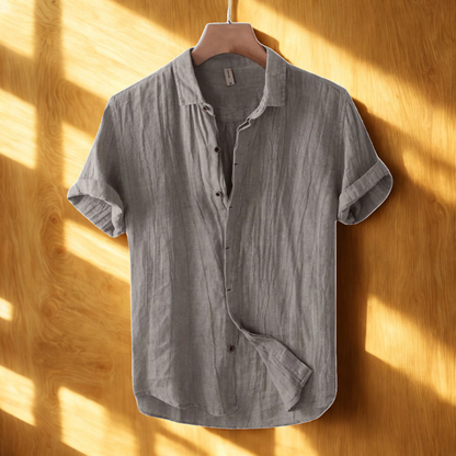 Madrid™| Camicia In Cotone E Lino