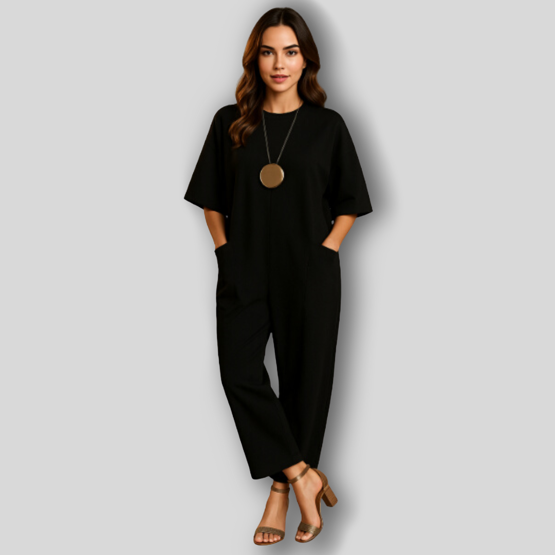 Monica™| Tuta Elegante A Maniche Corte