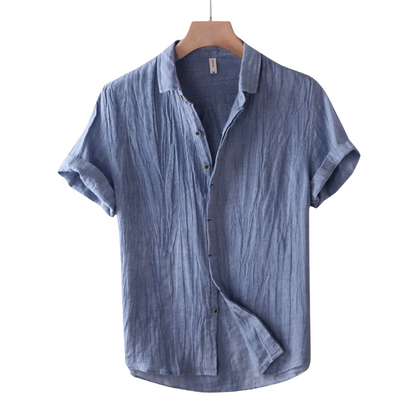 Madrid™| Camicia In Cotone E Lino