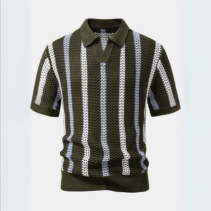 Monaco™| Set Estivo Polo In Maglia E Pantaloni in Lino