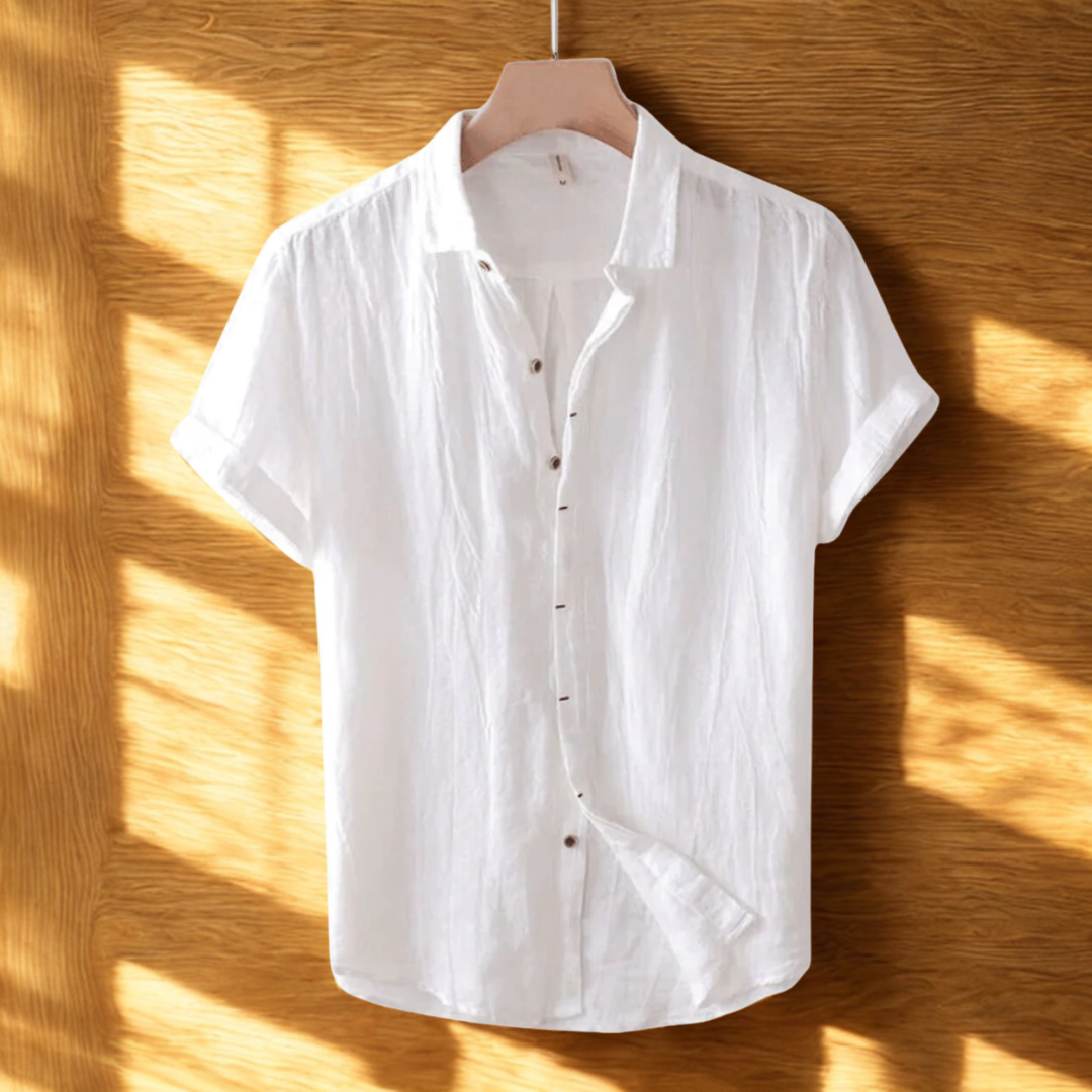 Madrid™| Camicia In Cotone E Lino