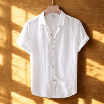 Madrid™| Camicia In Cotone E Lino
