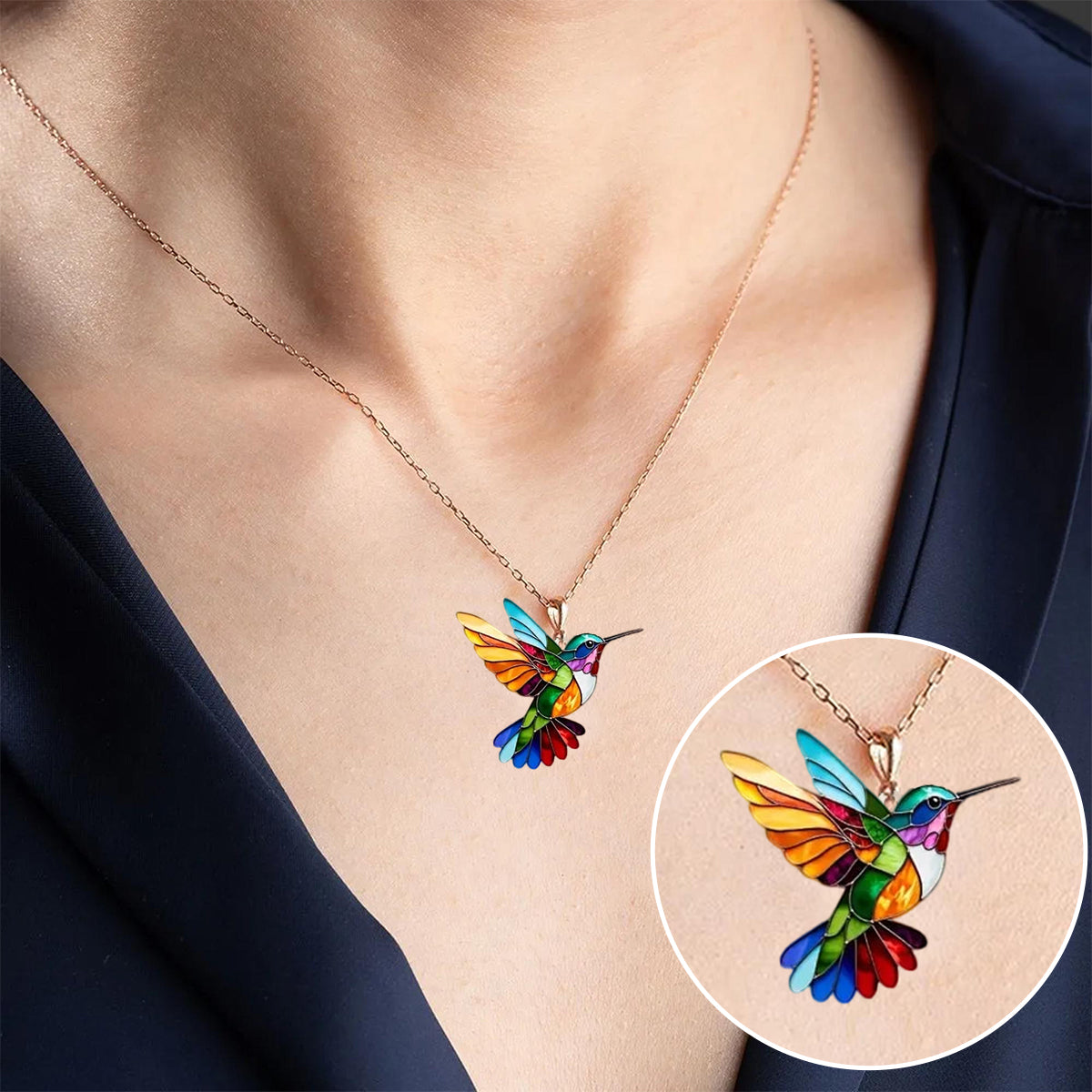 Gioia™| Collana Con Ciondolo Colibrì