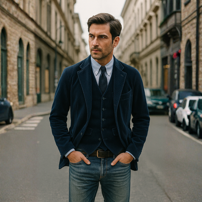 Tommy| Completo Blazer E Gilet