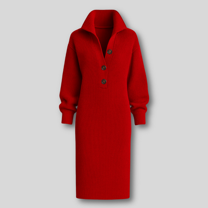 Marta| Abito In Maglia Con Bottoni