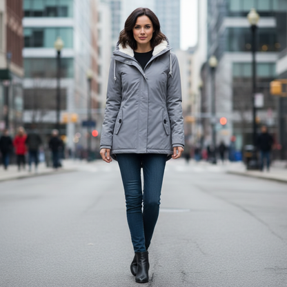 Eleonora| Giacca Impermeabile Con Cappuccio