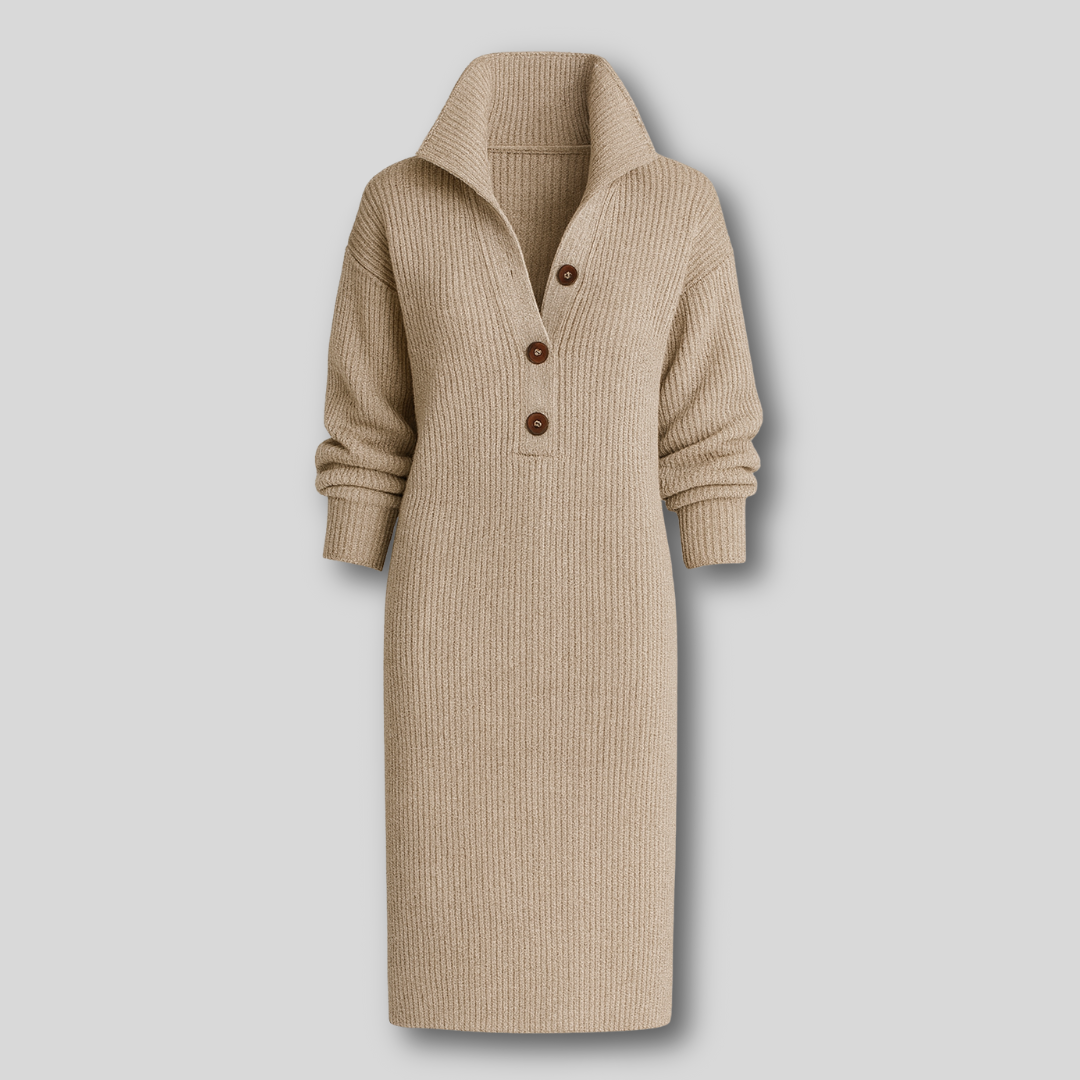 Marta| Abito In Maglia Con Bottoni