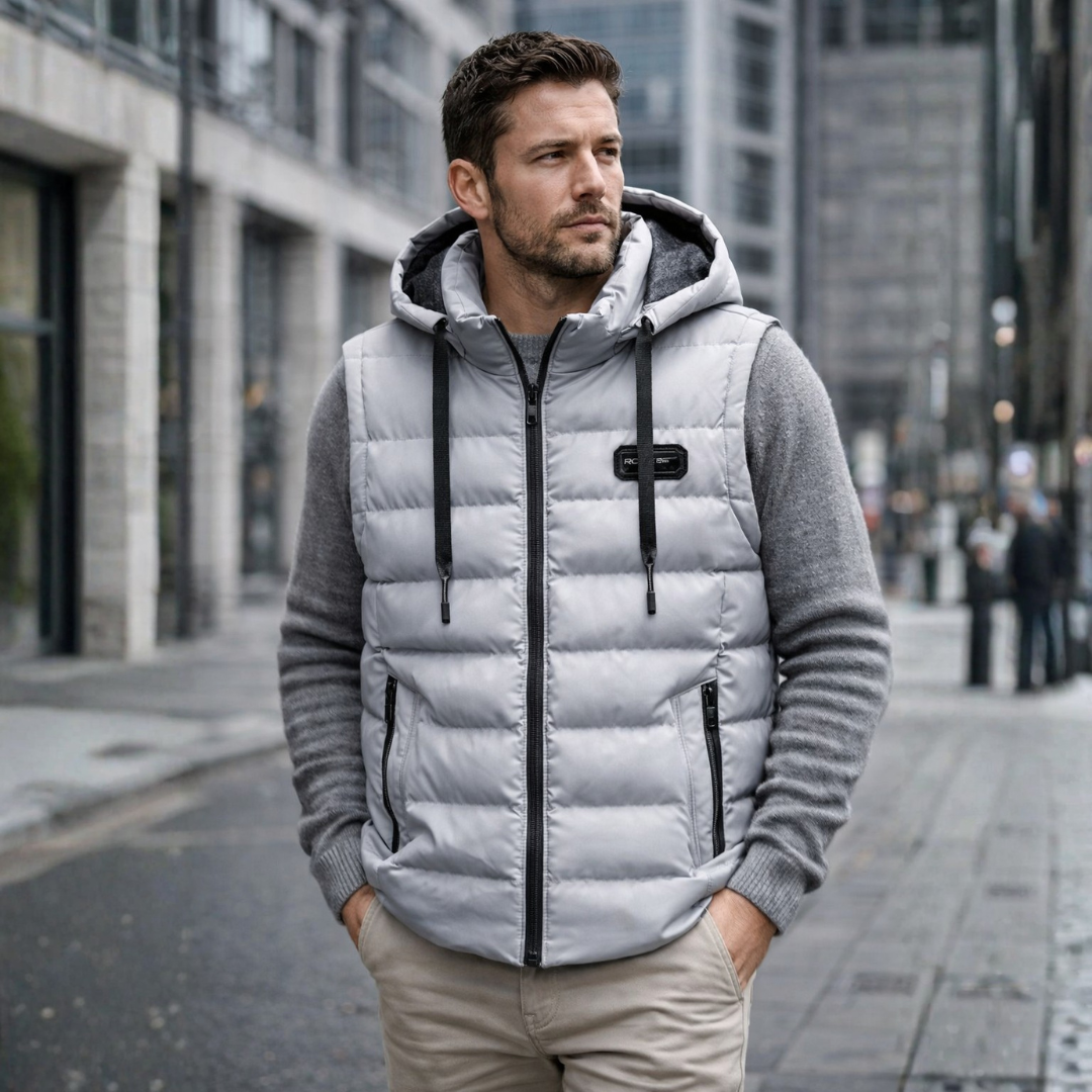 Rocket| Gilet Con Cappuccio