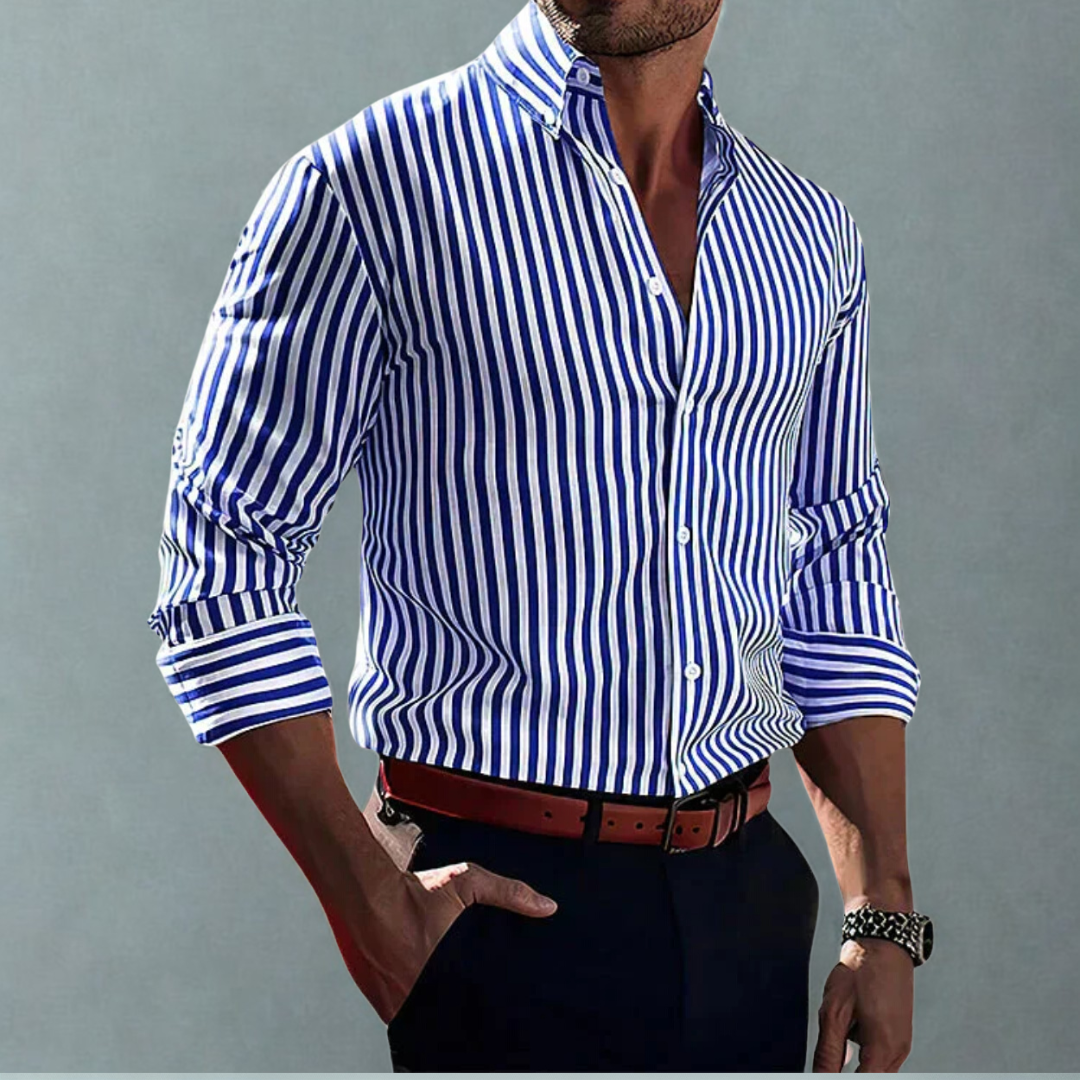 Dorian™| Camicia A Righe Elegante