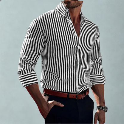 Dorian™| Camicia A Righe Elegante