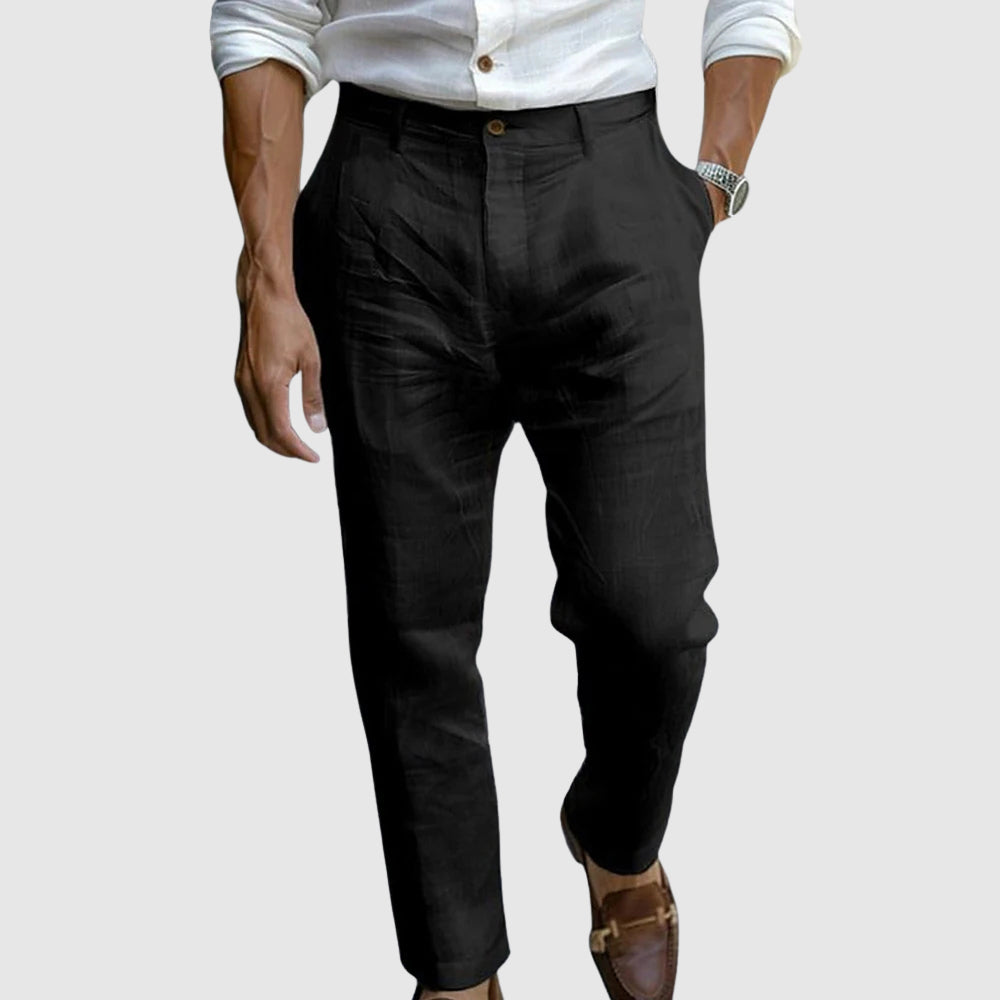 Alessandro™| Pantaloni In Lino