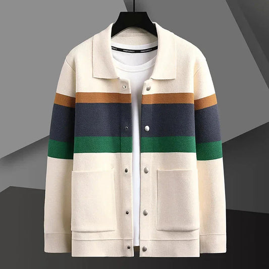 Renzo™| Cardigan Leggero A Righe